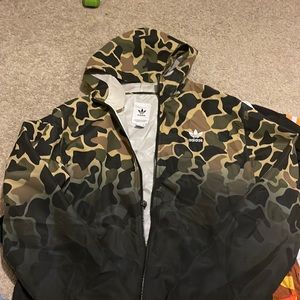 Adidas Camo Jacket Sz M
